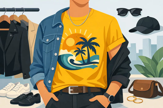 How to Style a Yellow Graphic Tee Without Fading Out