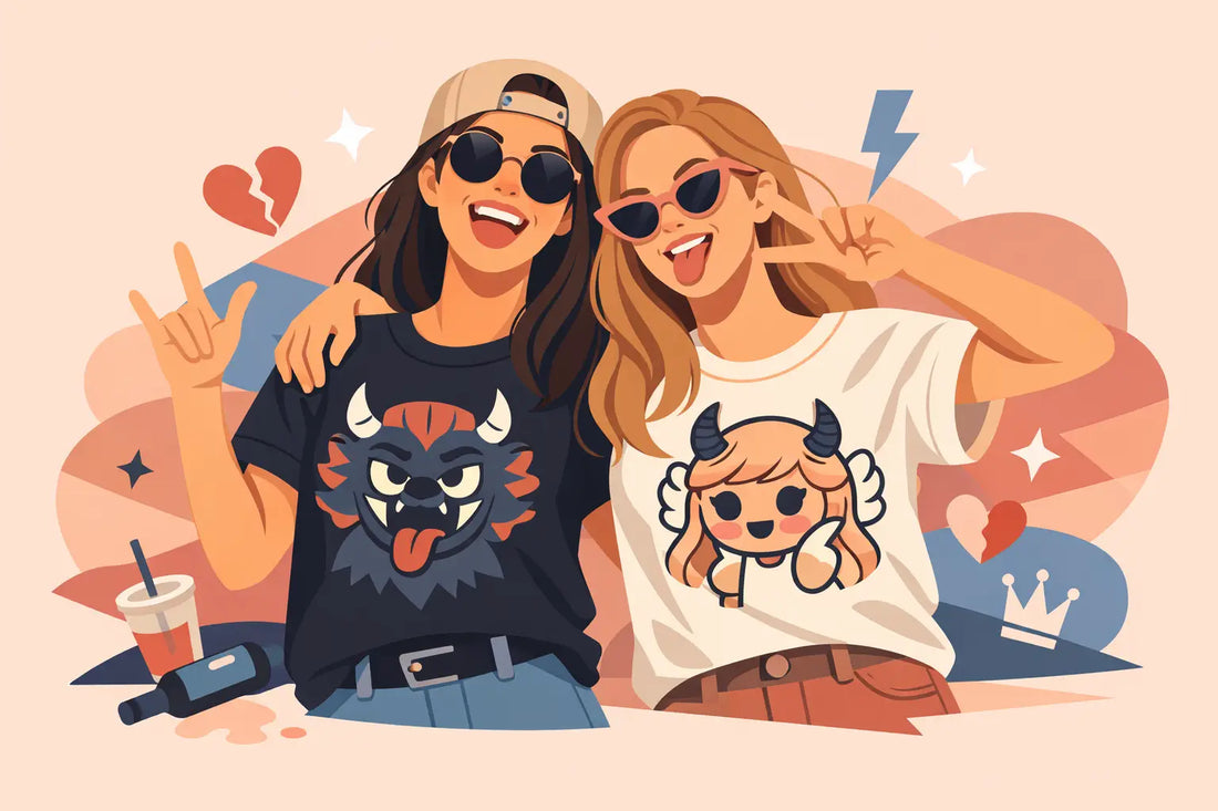 Unhinged Bestie Matching Graphic Tees That Hit