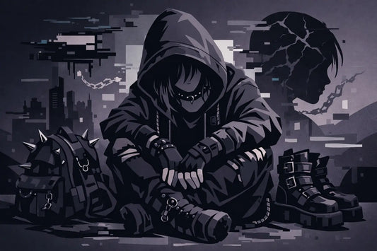 Dark Cyber Grunge Mental Health Clothing That Hits