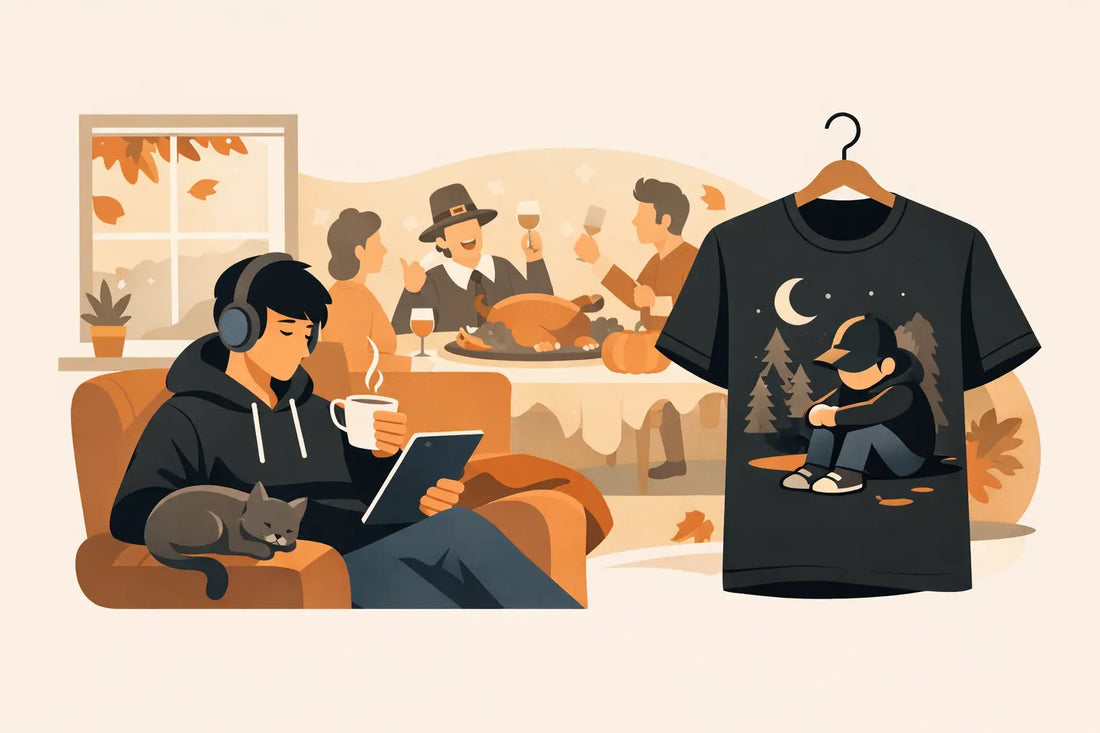 Anti Social Thanksgiving Club Shirts for Introverts