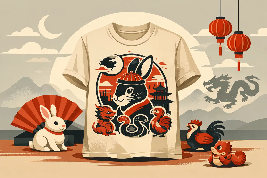 Vintage 2027 Lunar New Year Zodiac T-Shirt