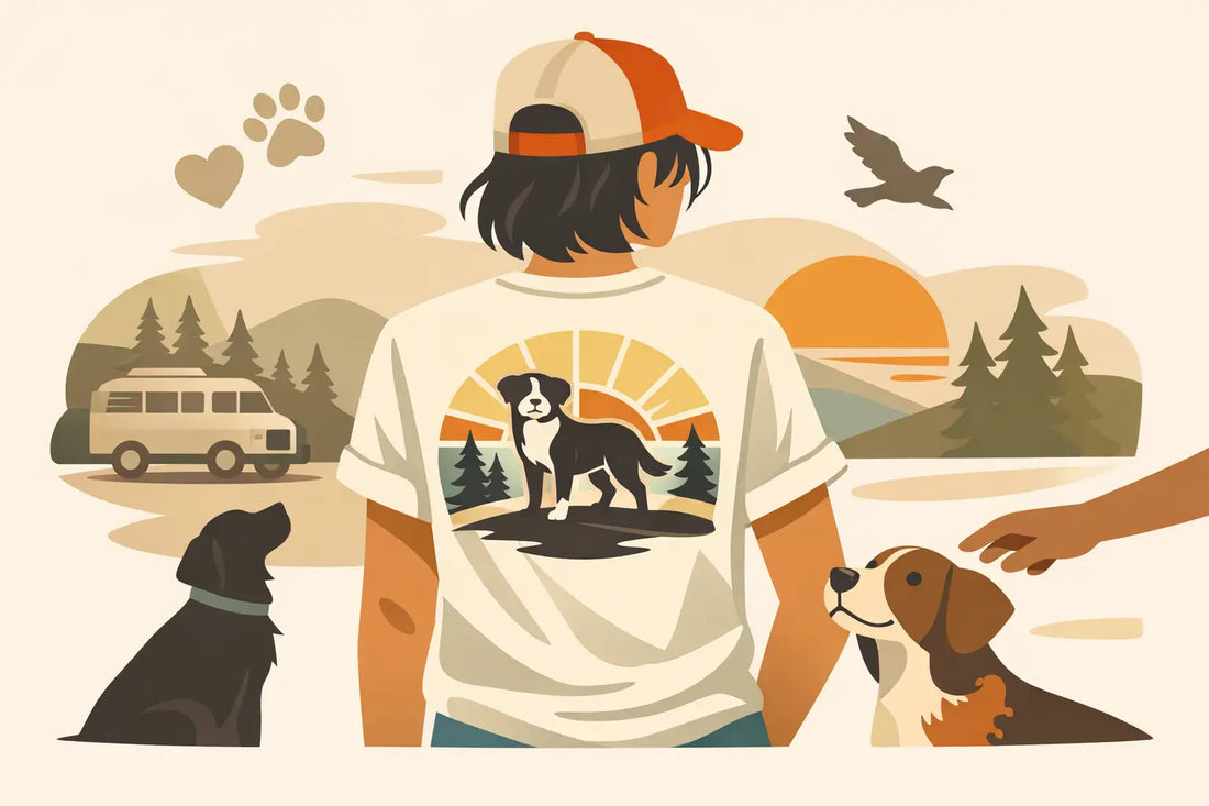 Adopt a Dog Vintage Shirt for Rescue-Core Energy