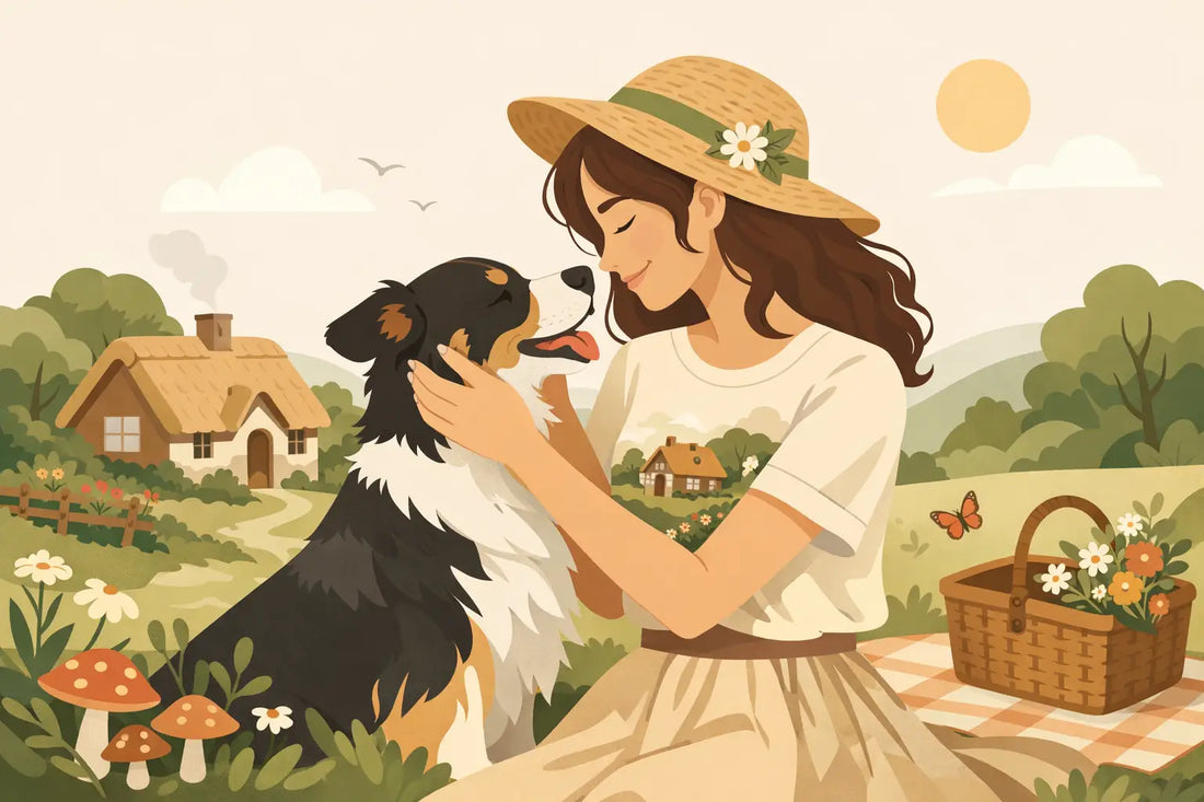 Cottagecore Dog Parent Tee, Minus the Basic