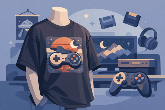 Oversized Graphic Tee Vintage Style Guide for Gamers
