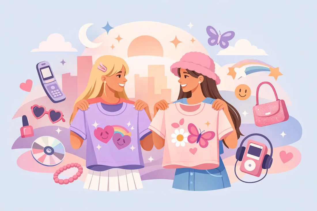 Y2K Aesthetic Best Friend Birthday Shirt Ideas