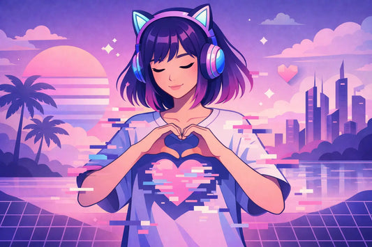 Vaporwave E-Girl Glitch Self Love Shirt Energy