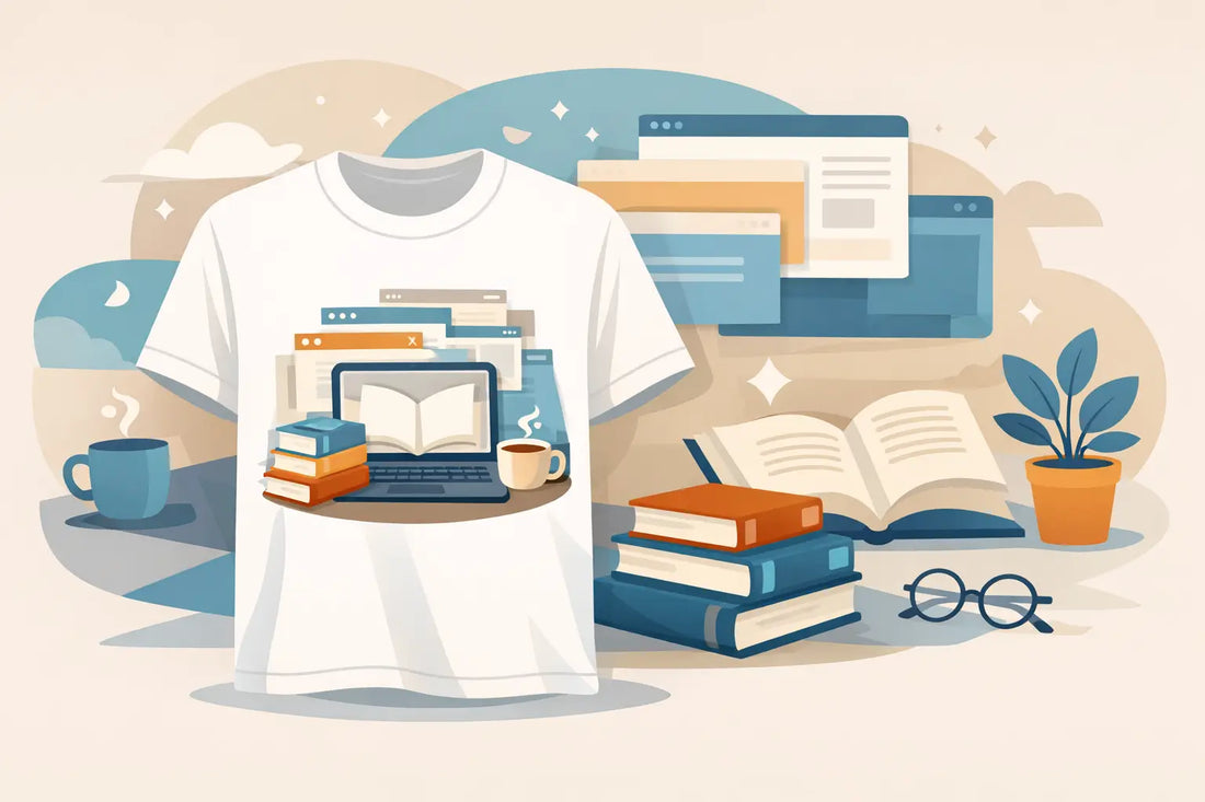 47 Open Tabs Bookish Graphic Tee for Readers