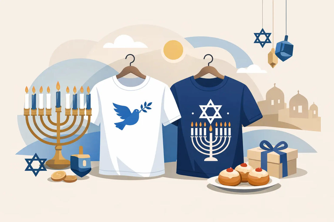 Clean Shalom Greeting Hanukkah Shirt Ideas
