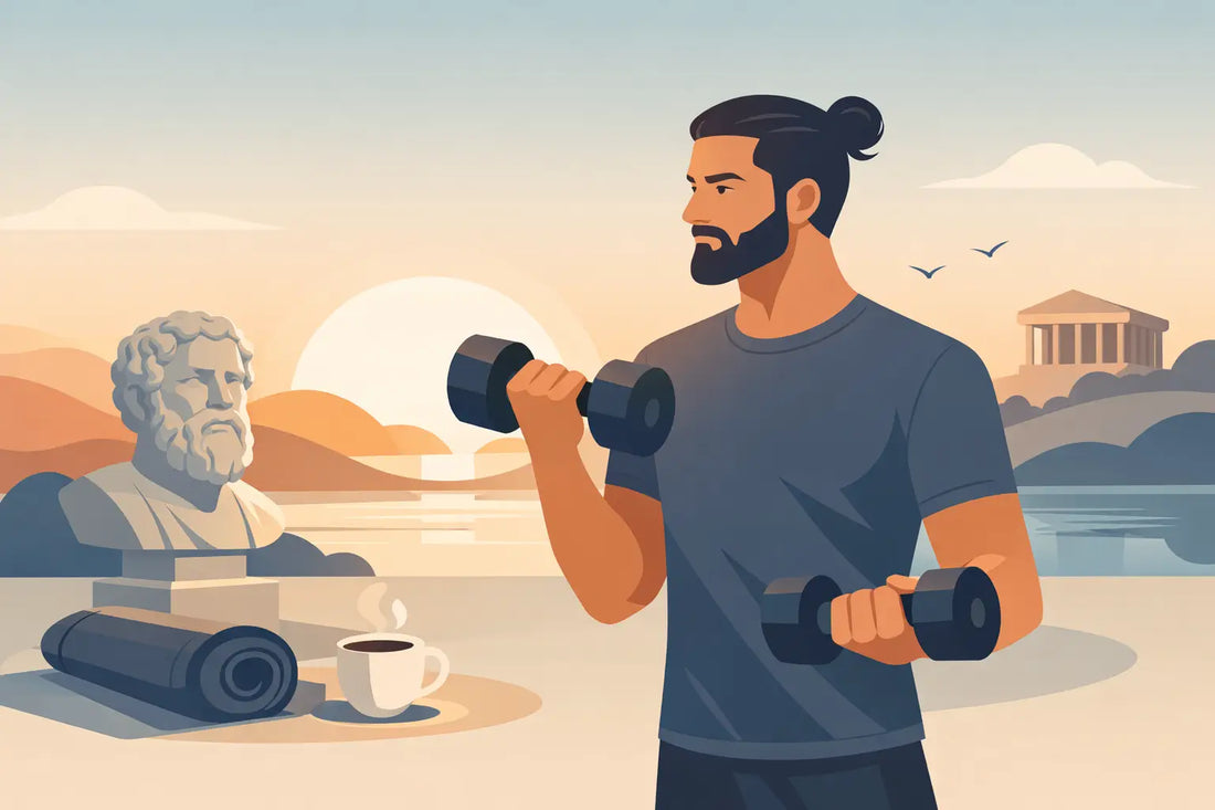 Stoic Morning Routine Workout Tees Hit Different