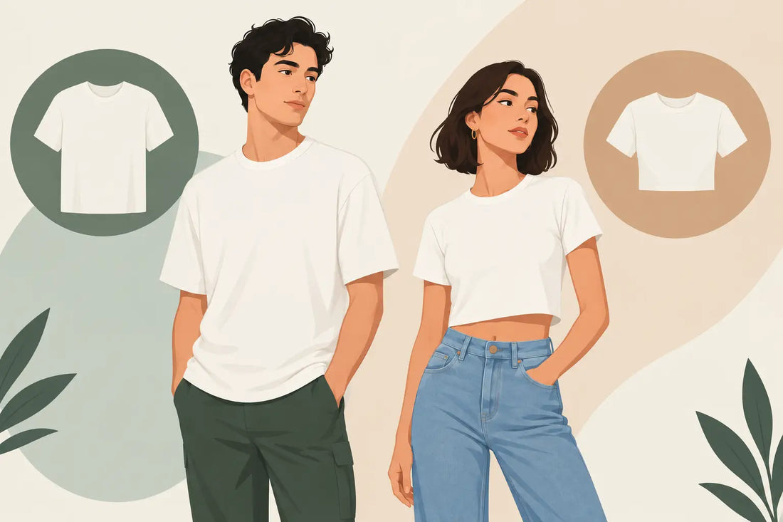 Unisex Versus Cropped Tees for Your Main-Character Fit