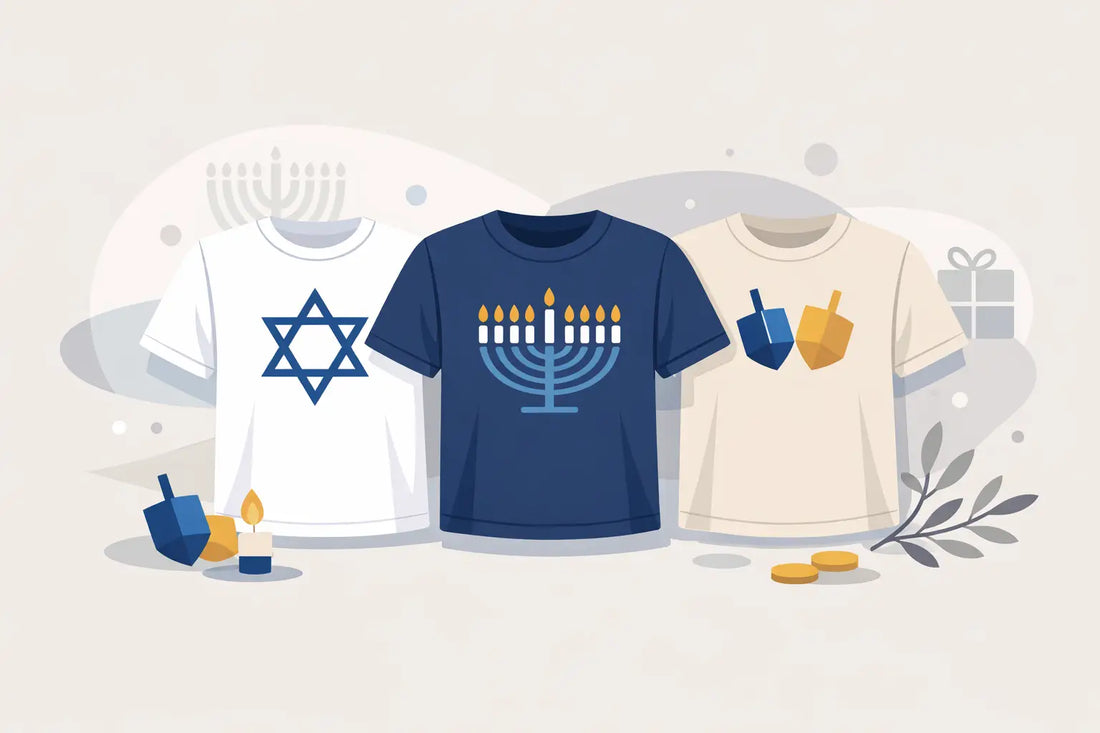 Minimalist Hanukkah T-Shirt Ideas That Hit