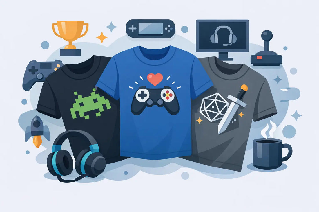 12 Best Gamer Gift Shirts They’ll Actually Wear