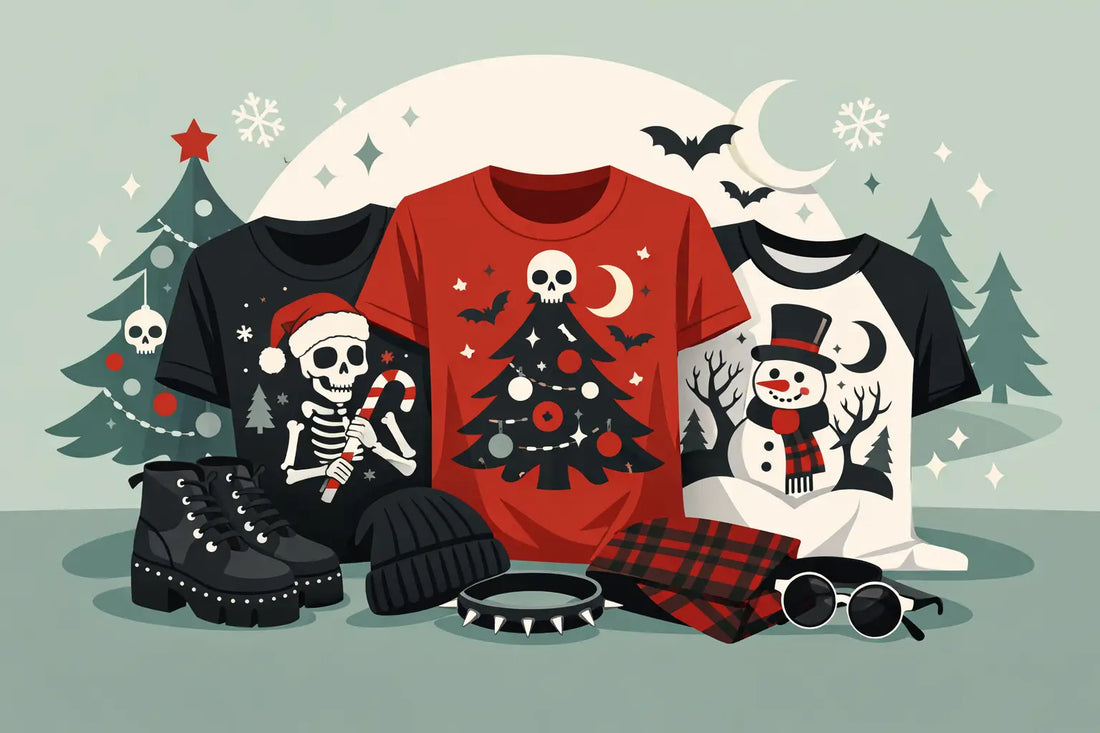 Alt Fashion Christmas Graphic Tee Style Guide