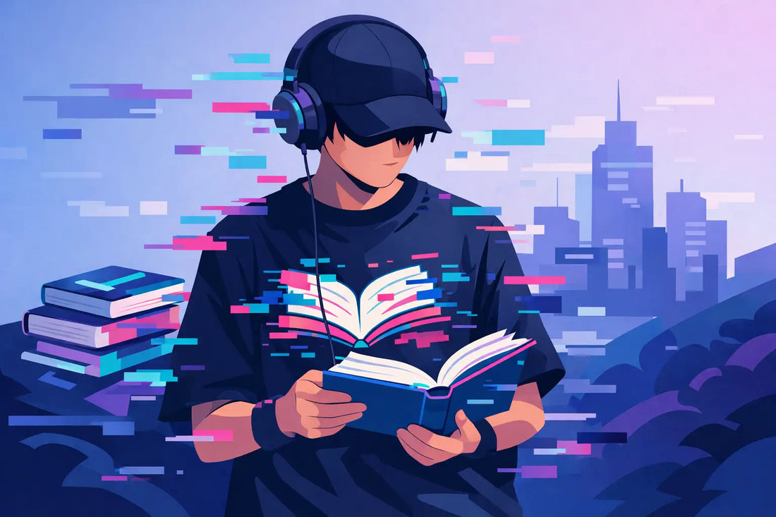 Glitch Art Bookworm Streetwear Shirt Energy