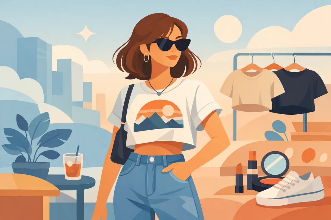 Cropped Graphic Tee Styling for Main-Character Energy