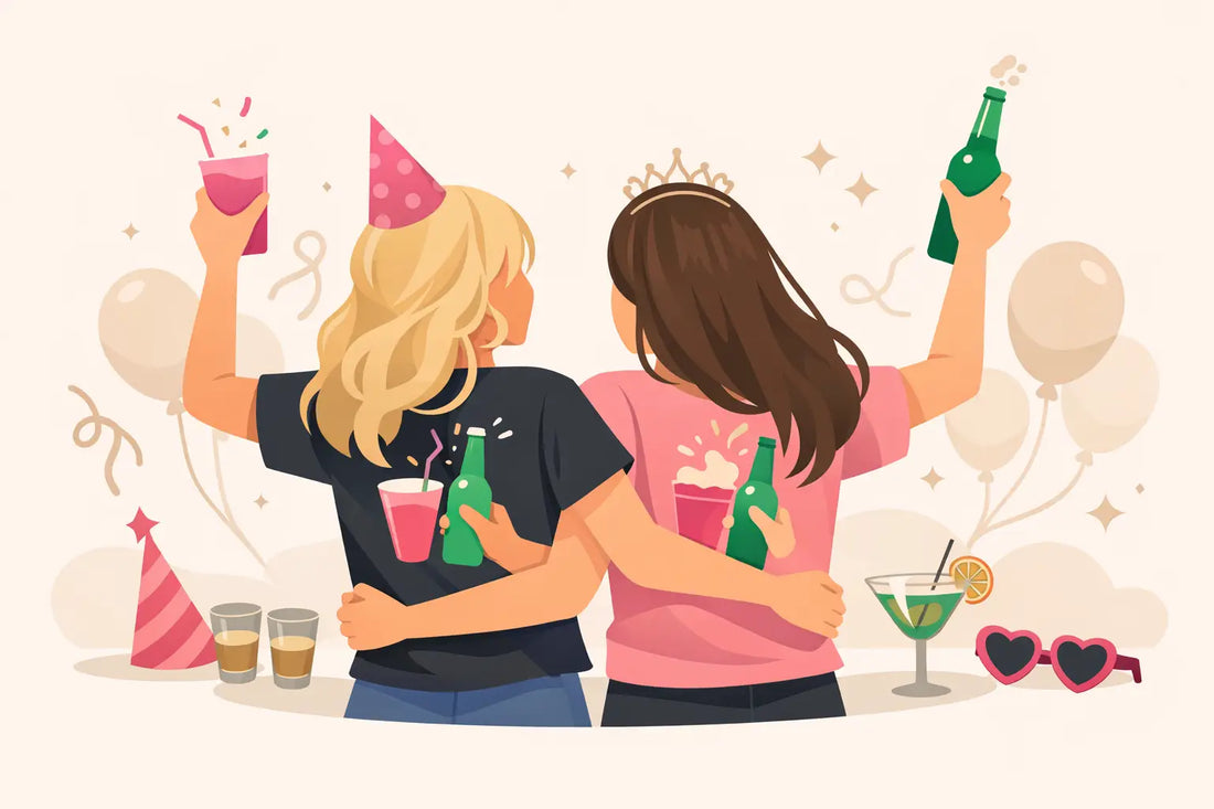 21st Birthday Drinking Team Shirts for Besties