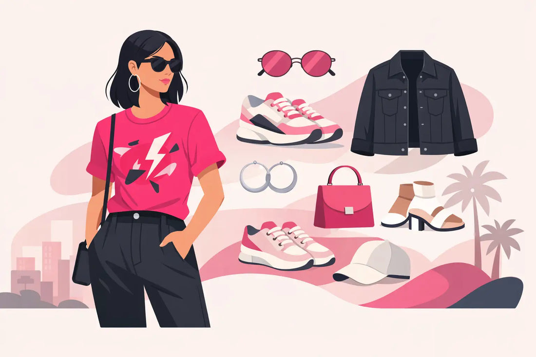 Hot Pink Graphic Tee Styling That Hits Different