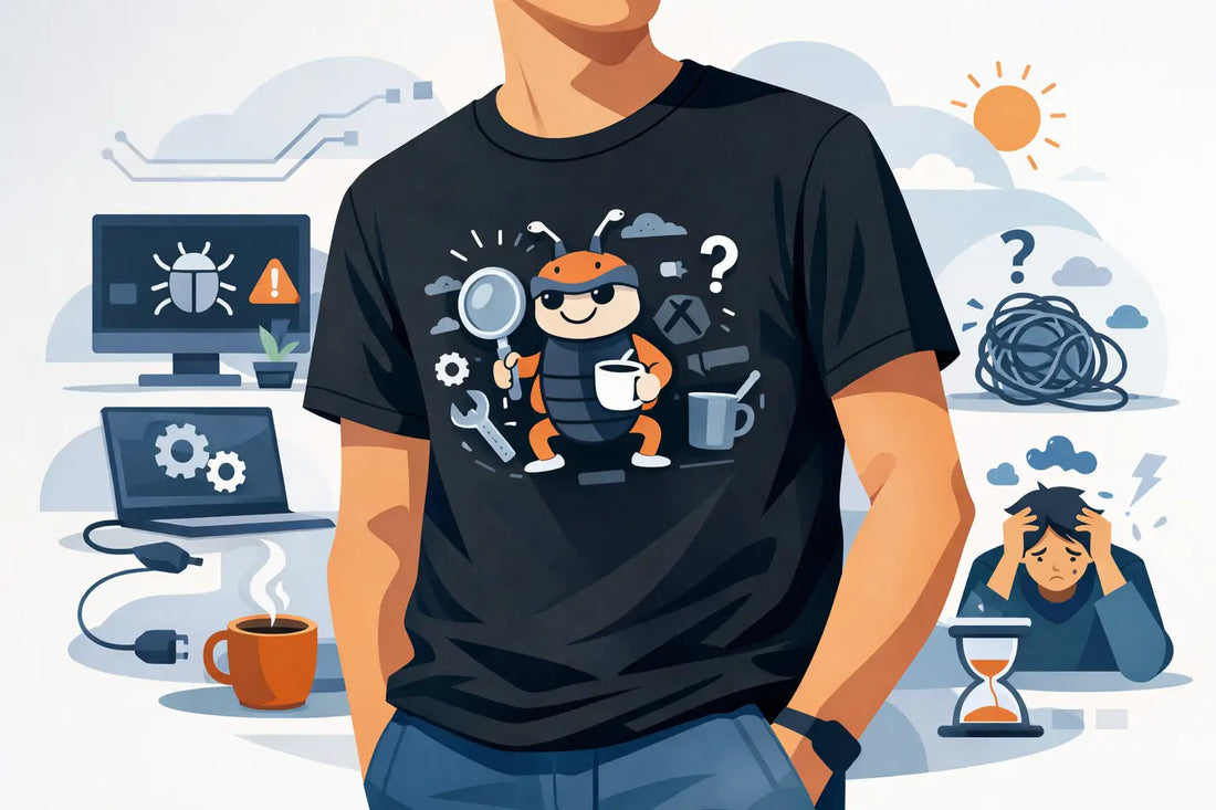 Tech Joke T Shirt Energy for People Who Debug Life