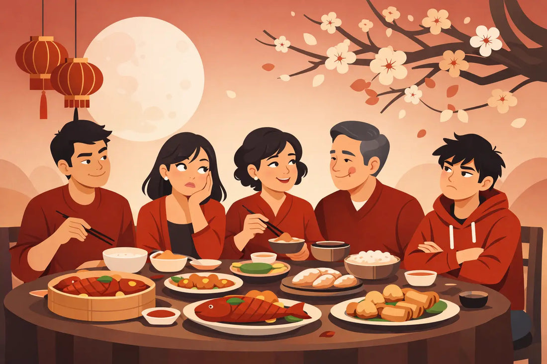 Sarcastic Lunar New Year Family Dinner Tee