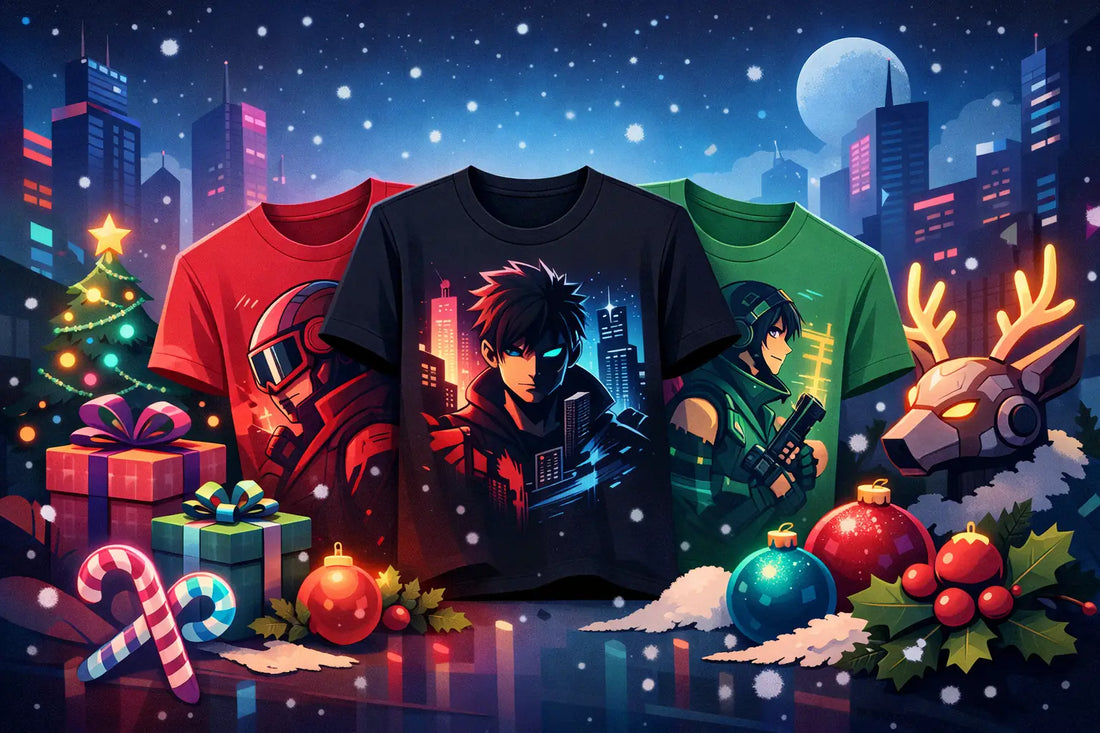 Cyberpunk Anime Christmas T-Shirt Gift Guide