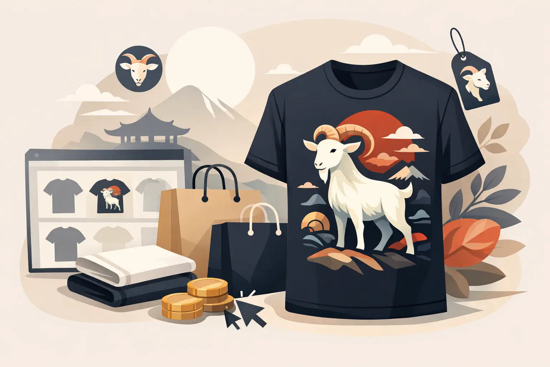 Buy Year of the Goat 2027 Graphic T-Shirt