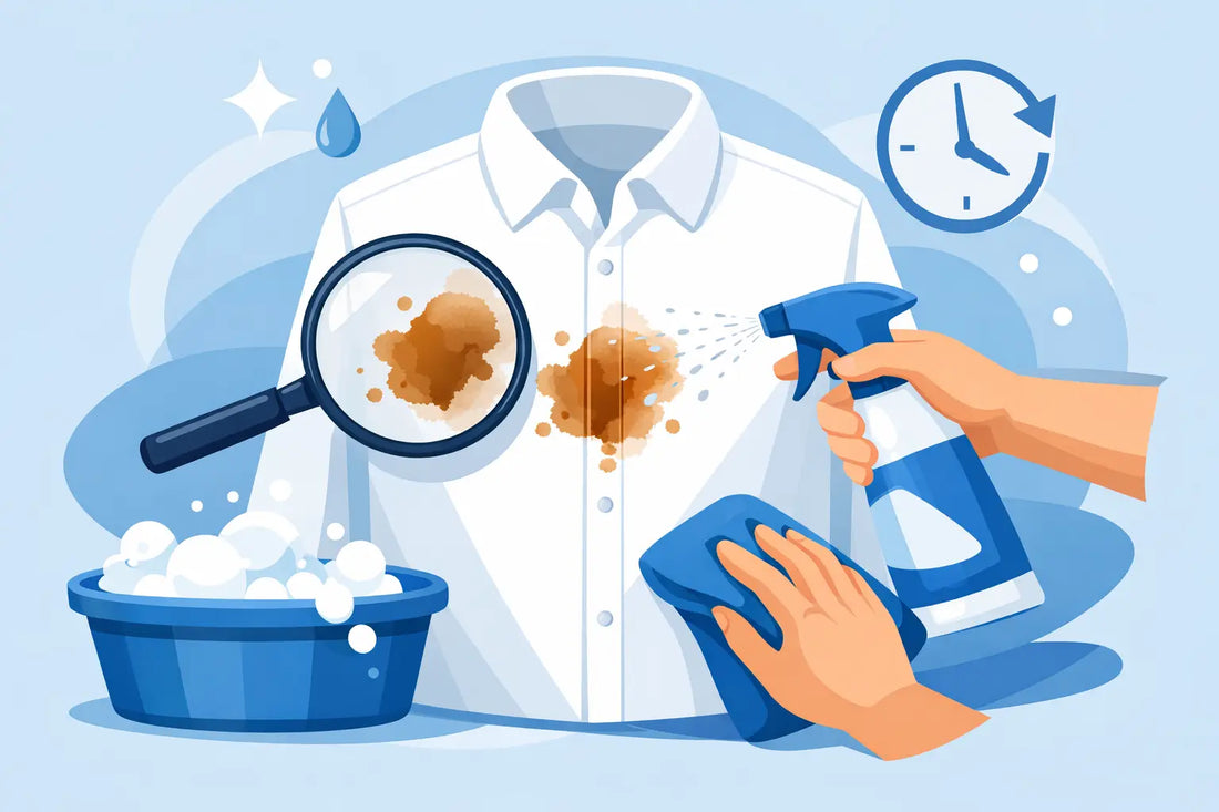 How to Get a Stain Out of a White Shirt Fast