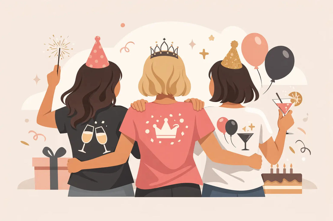 40th Birthday Squad Tees for Best Friends