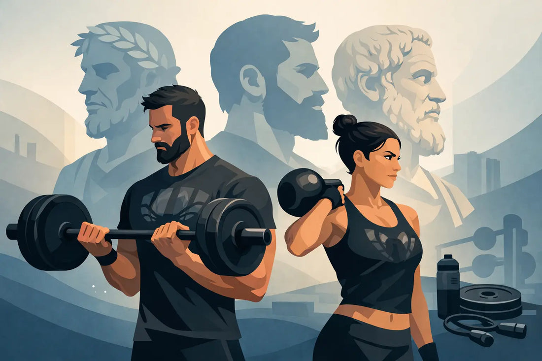 Stoic Quotes Workout Tees for Relentless Reps
