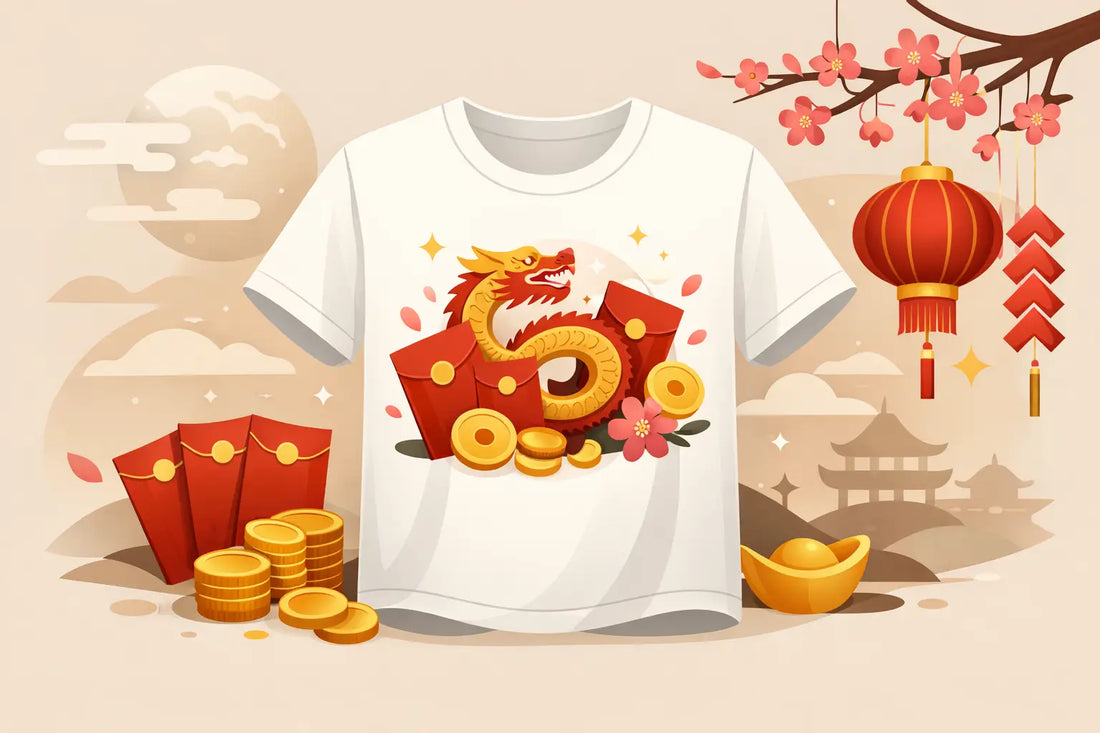 Lunar New Year Lucky Money Graphic T-Shirt