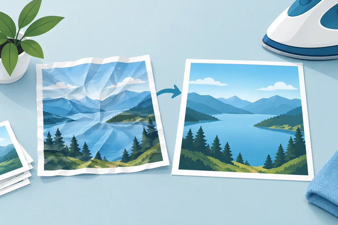 Remove Wrinkles From Prints Without Wrecking Them