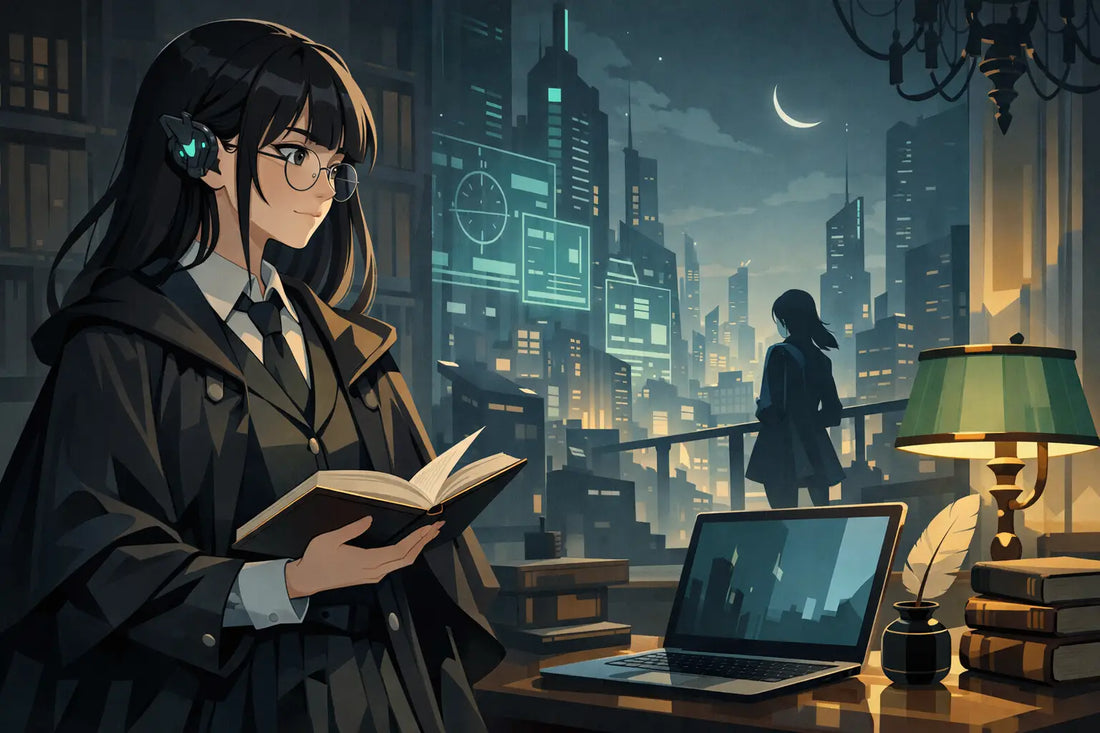 Cyber Anime Dark Academia Top Style Guide
