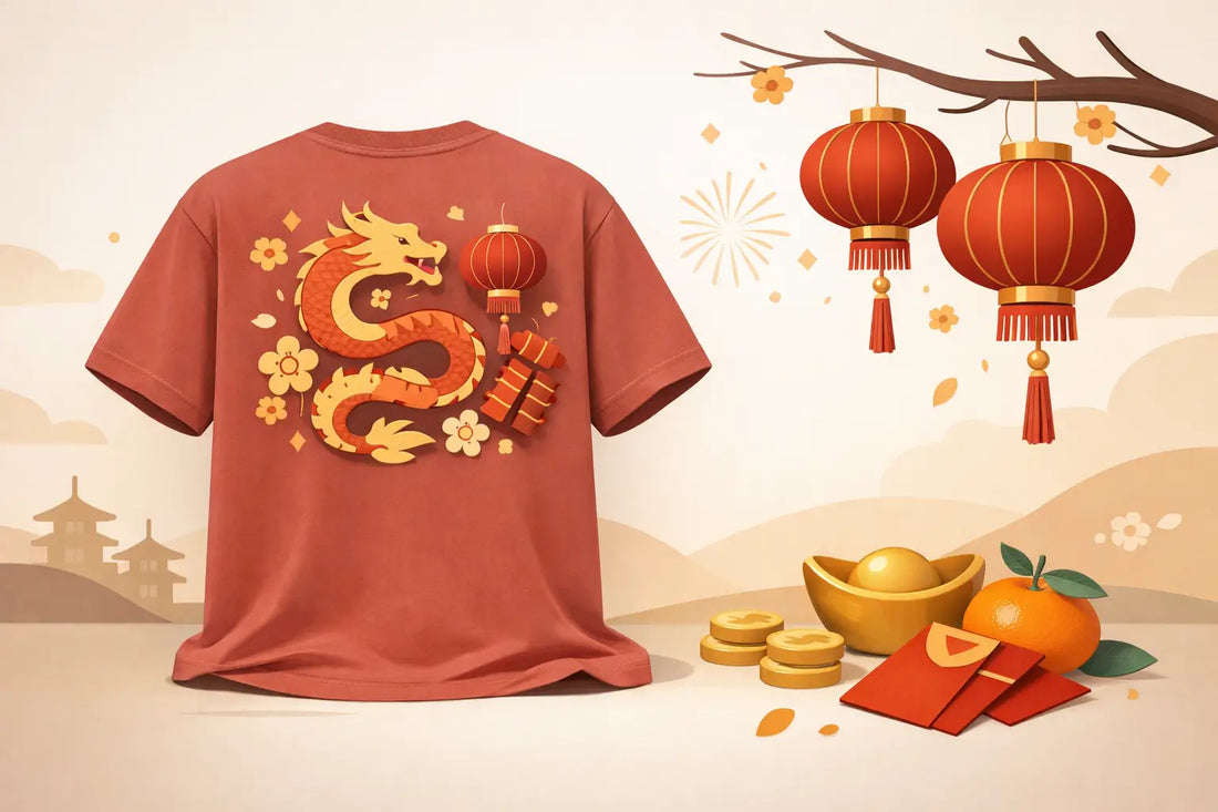 Happy Chinese New Year Comfort Colors Tee