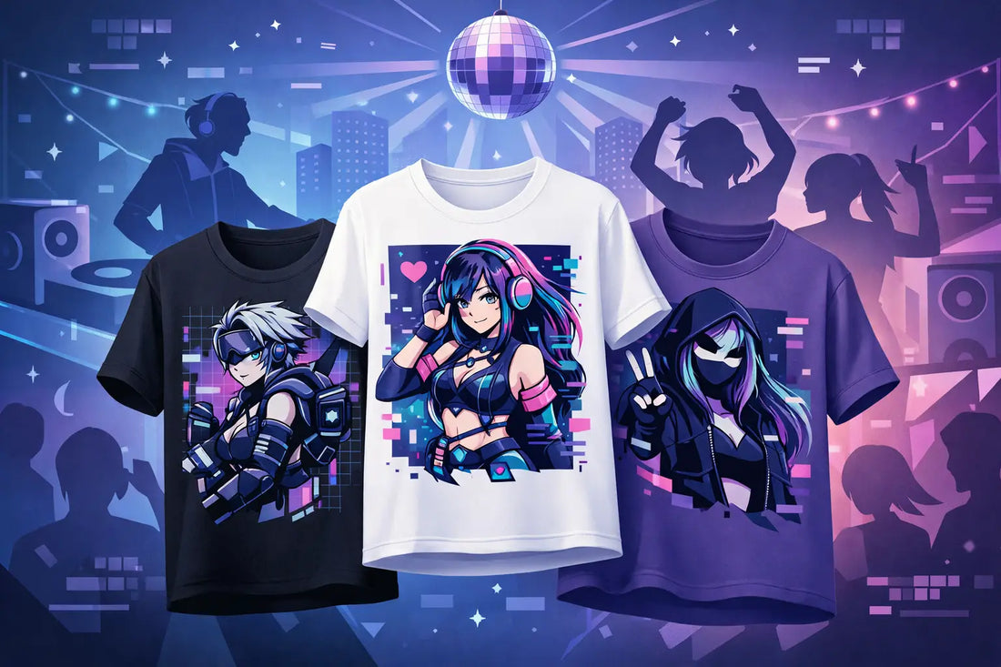 Cyber Webcore Anime Party T-Shirt Style Guide