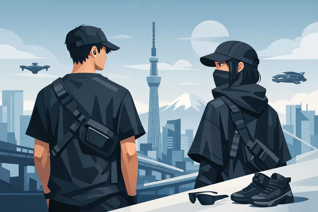 Futuristic Tokyo Techwear Lifestyle Tee Style Guide