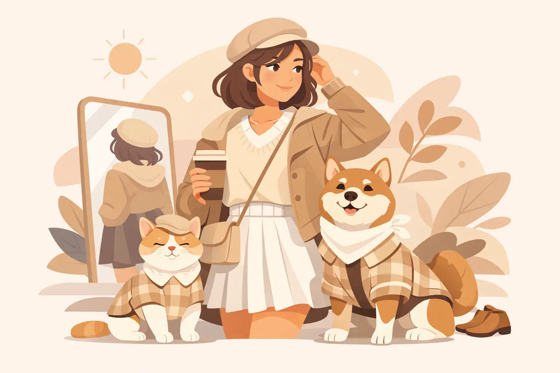 Aesthetic Pet Matching Clothes for Main-Character Vibes