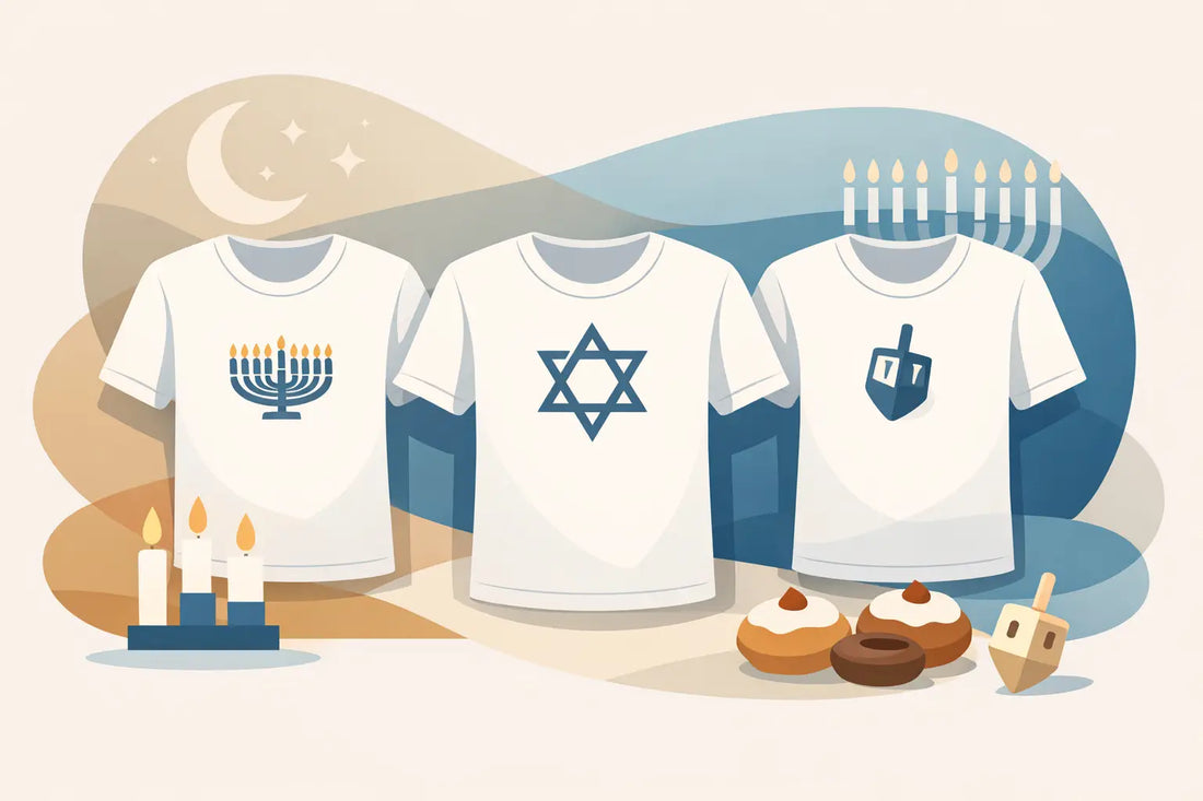 Minimalist Eight Nights of Light Tee Style
