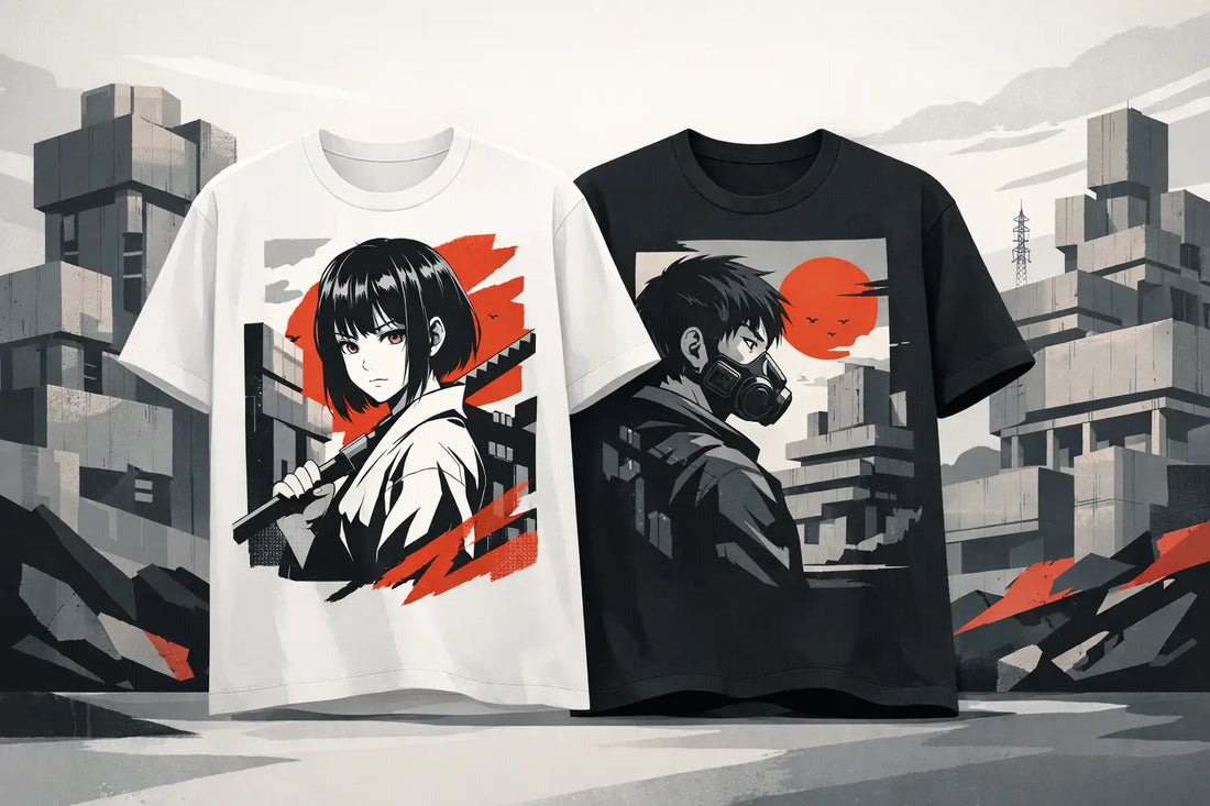 Brutalism Manga Aesthetic Shirts That Hit Hard