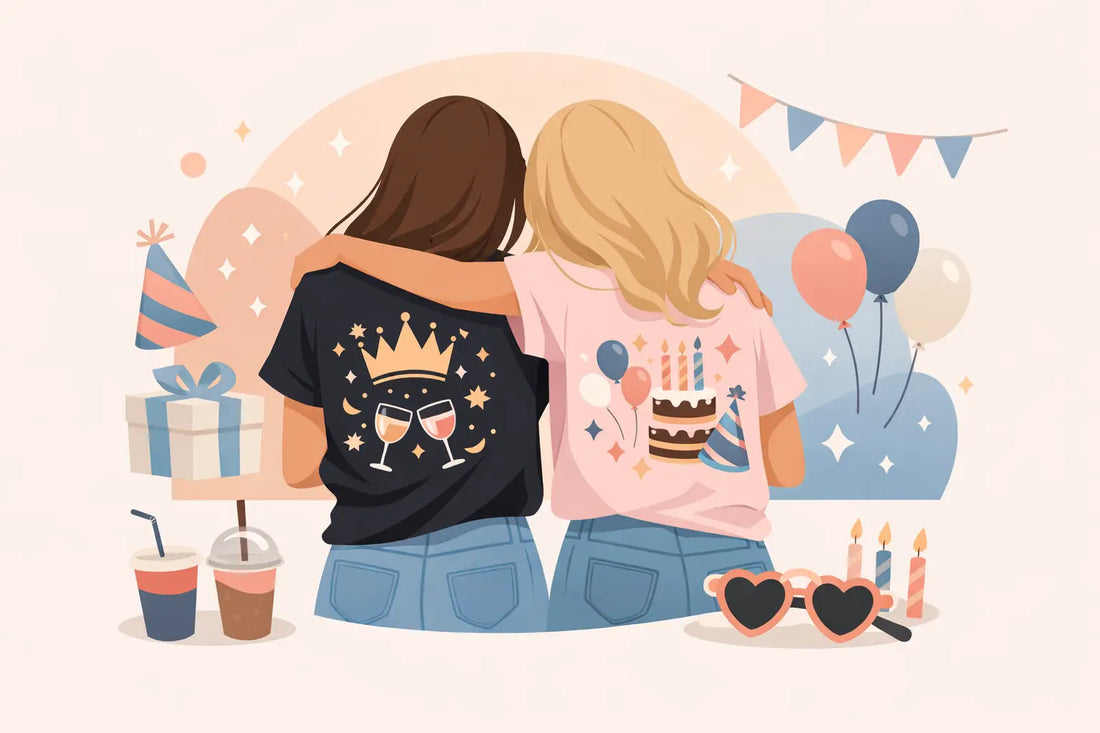 Matching 18th Birthday Best Friend Graphic Tees
