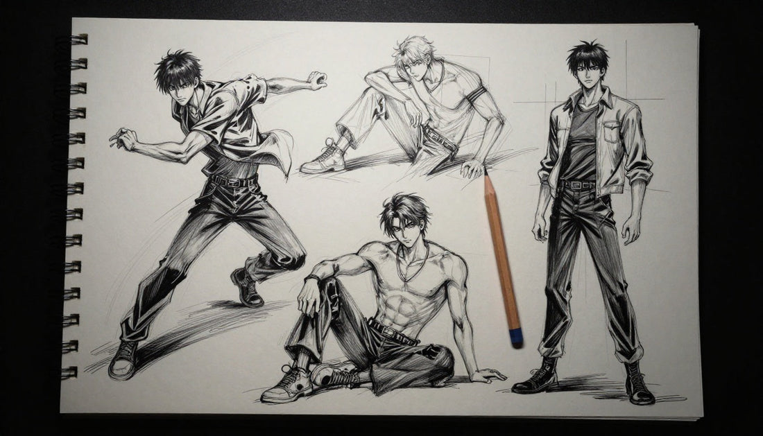 Anime Male Drawing Poses That Stop Looking Stiff