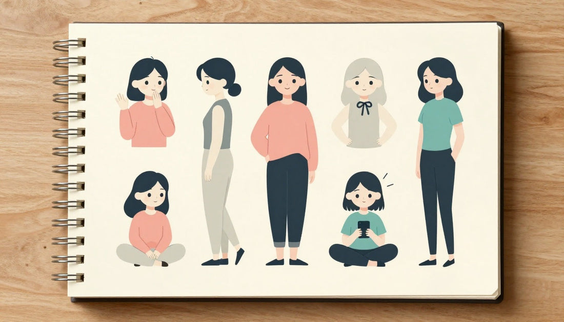 Cute Female Drawing Poses That Feel Full of Personality