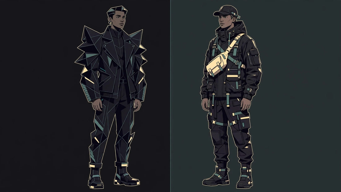 Cyber-Brutalism vs. Techwear: Read the Outfit
