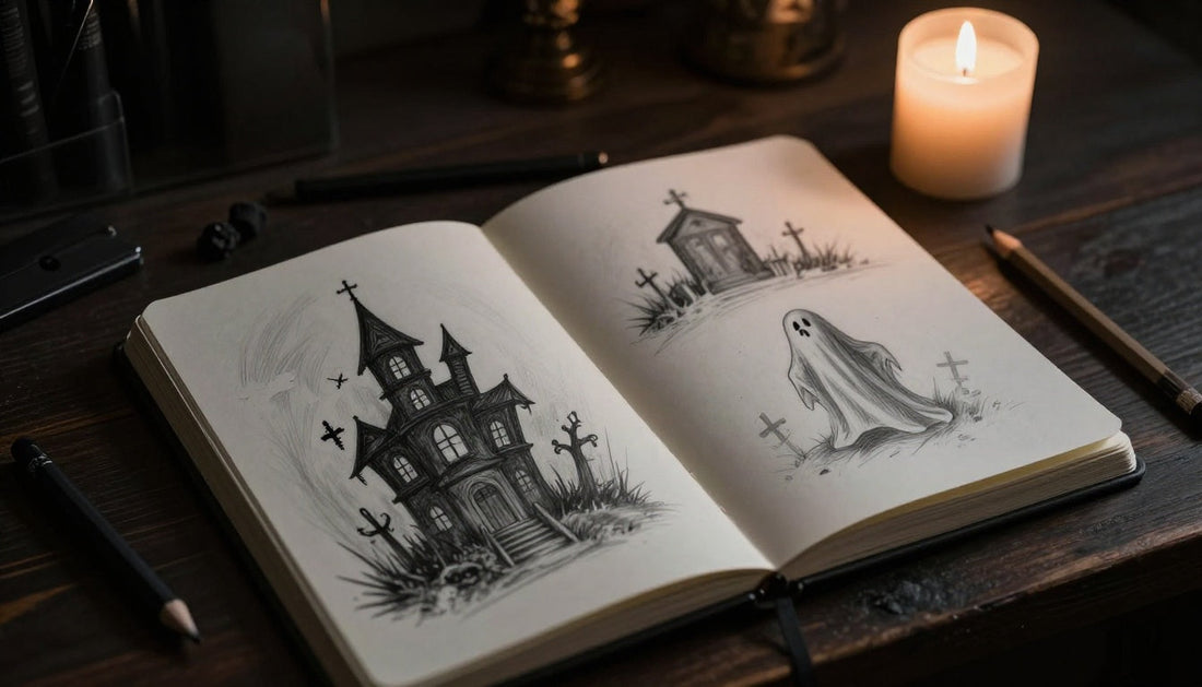 Dark Drawing Ideas Easy: Spooky Sketches for Beginners