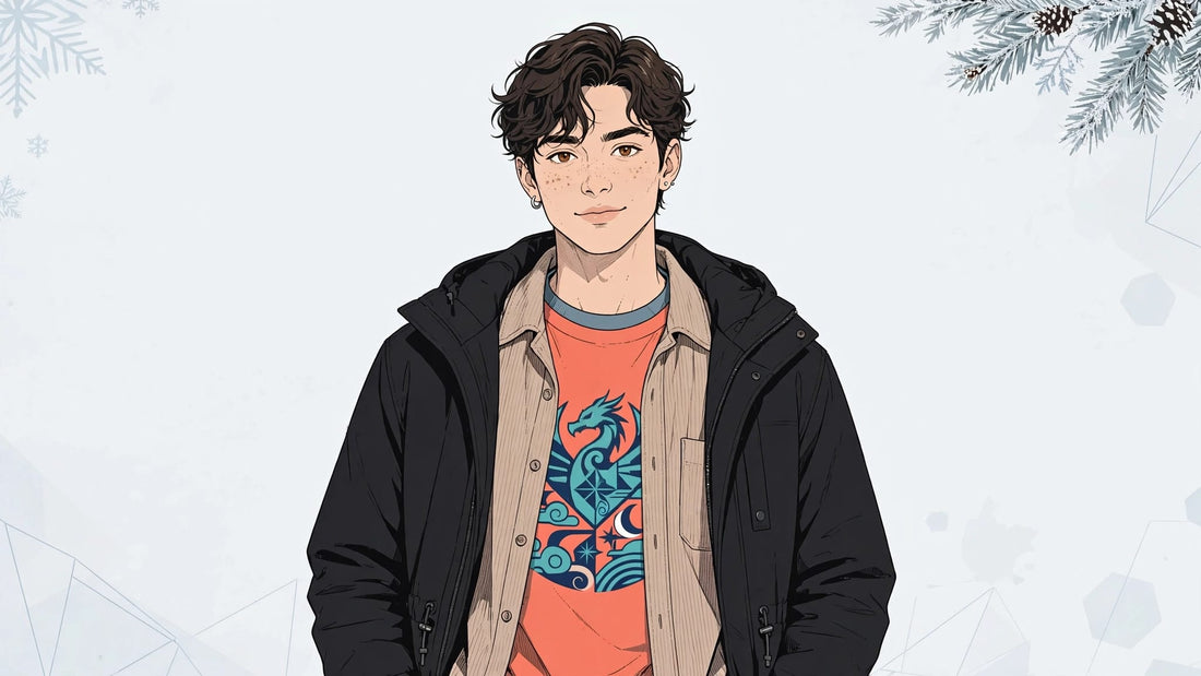 How to Layer Anime Graphic Tees for Cold Weather