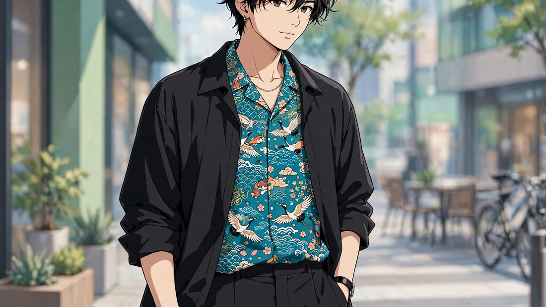 How to Match a Busy Anime Print With Solid Colors