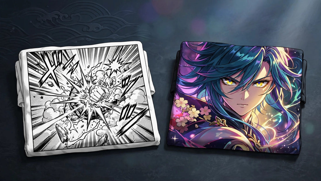 Manga Panel Shirt vs. Anime Key Art: Pick Your Graphic