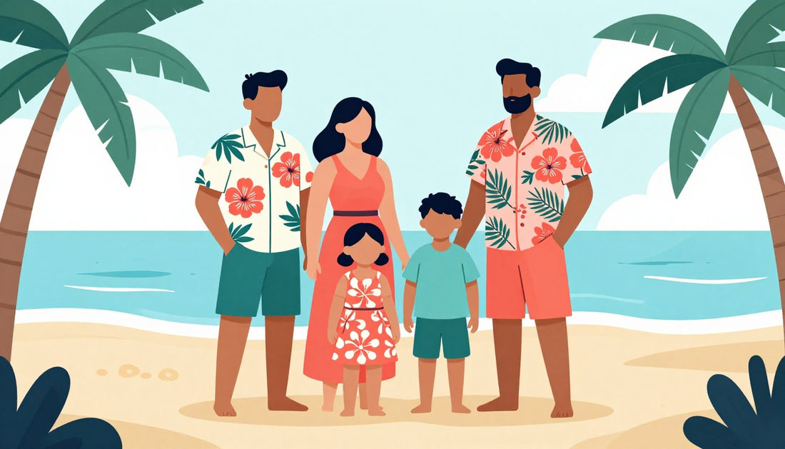 Matching Hawaiian Outfits Without the Copy-Paste Look