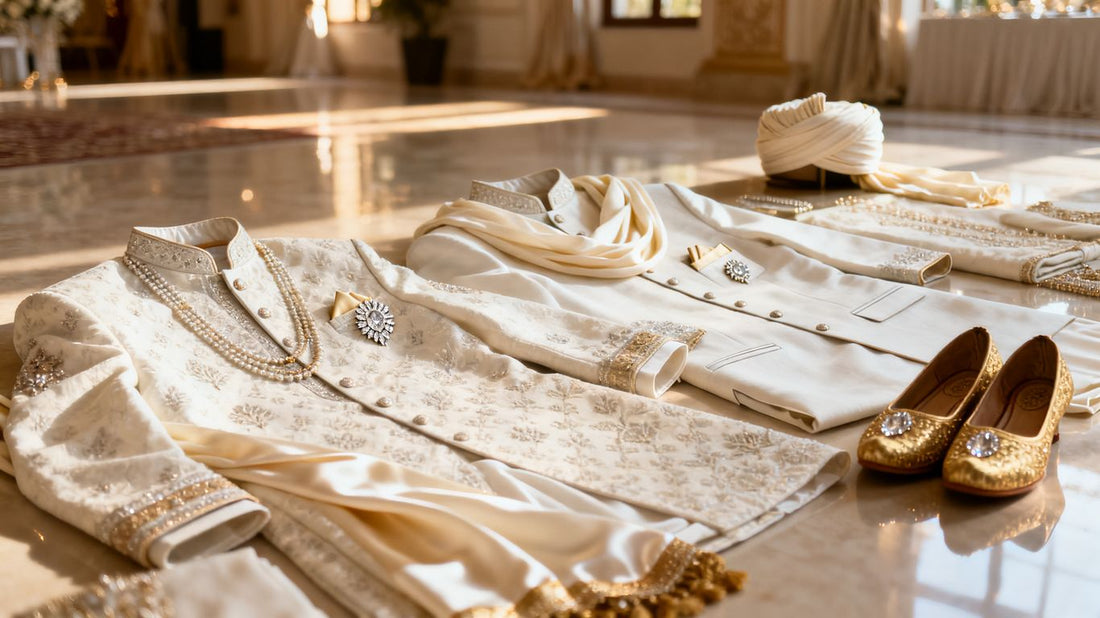 Indian wedding outfits for men: Classy white looks for every celebration