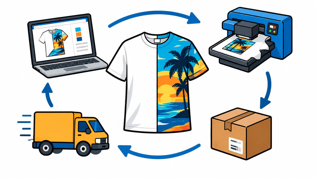 Print on Demand Shirts: How Made-to-Order Tees Actually Work